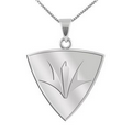 Sterling Silver Custom Pendant, 3/4" X 1.7mm